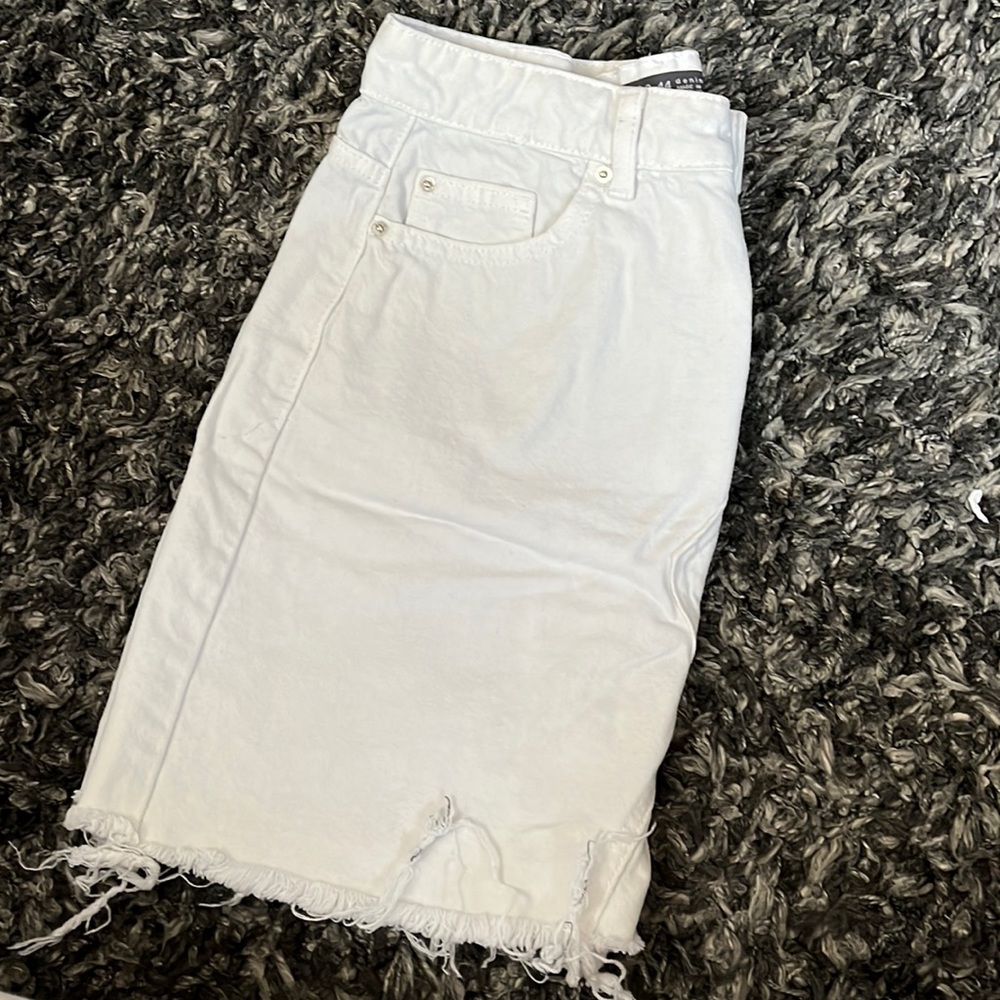 White skirt